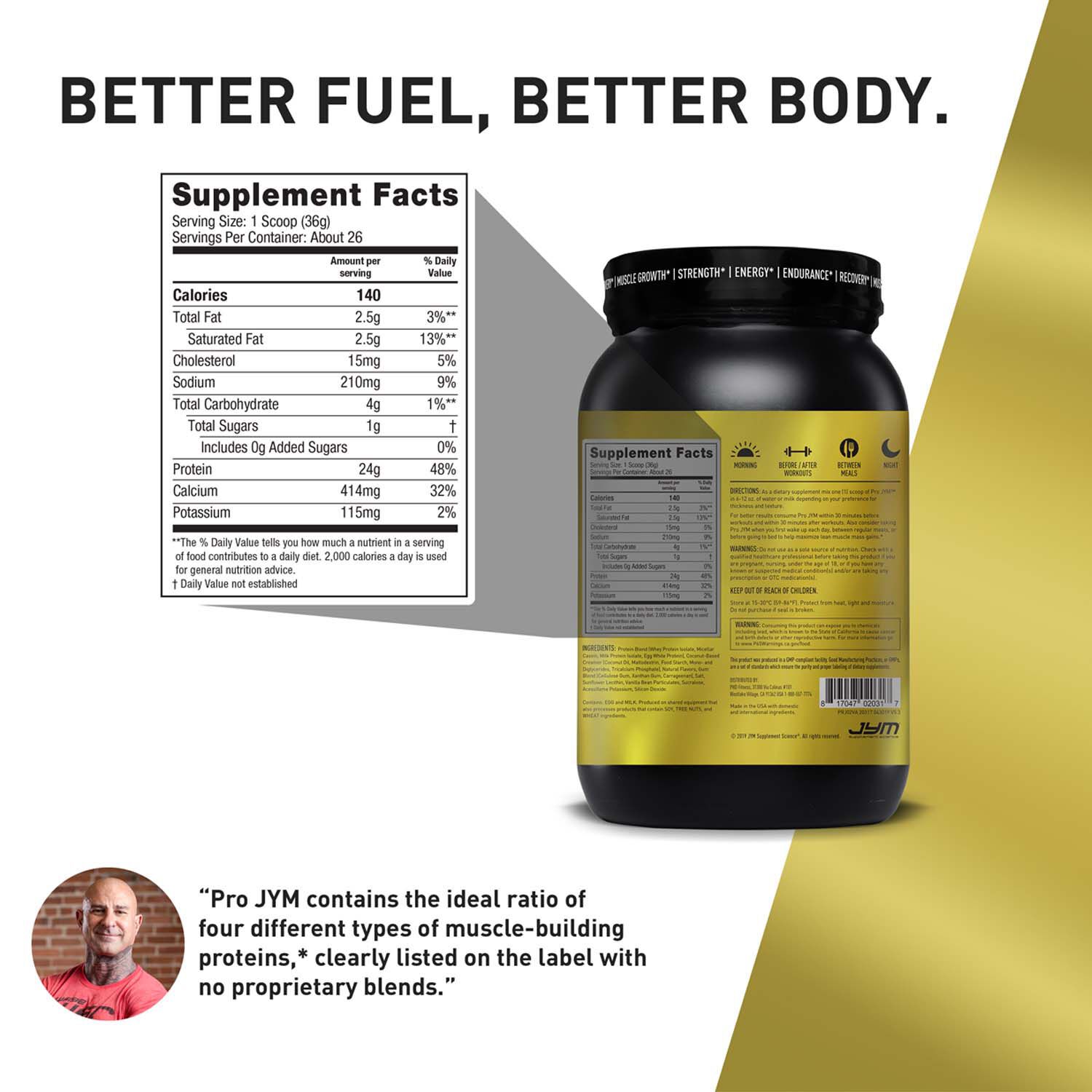 Jym® Pro Jym UltraPremium Protein Powder Blend